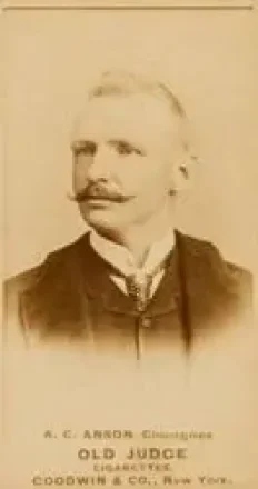 1887-90 Old Judge (N172) #NNO - Cap Anson - Chicago White Stockings