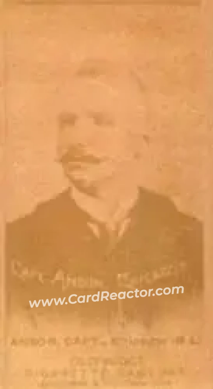 1887-90 Old Judge (N172) #NNO - Cap Anson - Chicago Colts - Front 1887-90 Old Judge (N172) #NNO - Cap Anson - Chicago Colts - Front