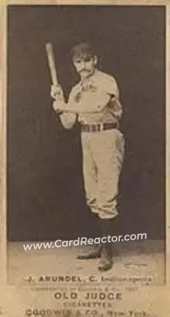 1887-90 Old Judge (N172) #NNO - Tug Arundel - Indianapolis Hoosiers