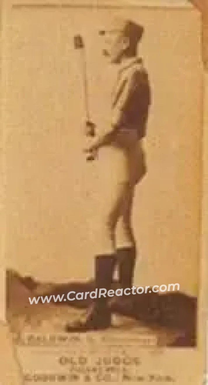1887-90 Old Judge (N172) #NNO - Kid Baldwin - Cincinnati Red Stockings