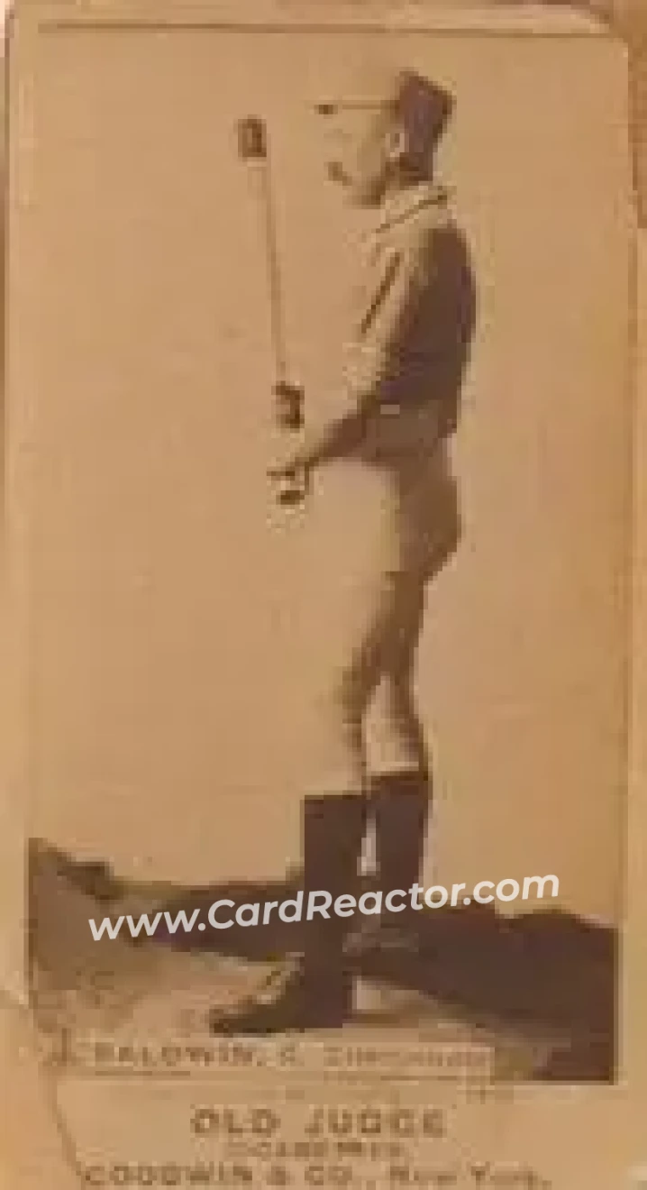 1887-90 Old Judge (N172) #NNO - Kid Baldwin - Cincinnati Red Stockings