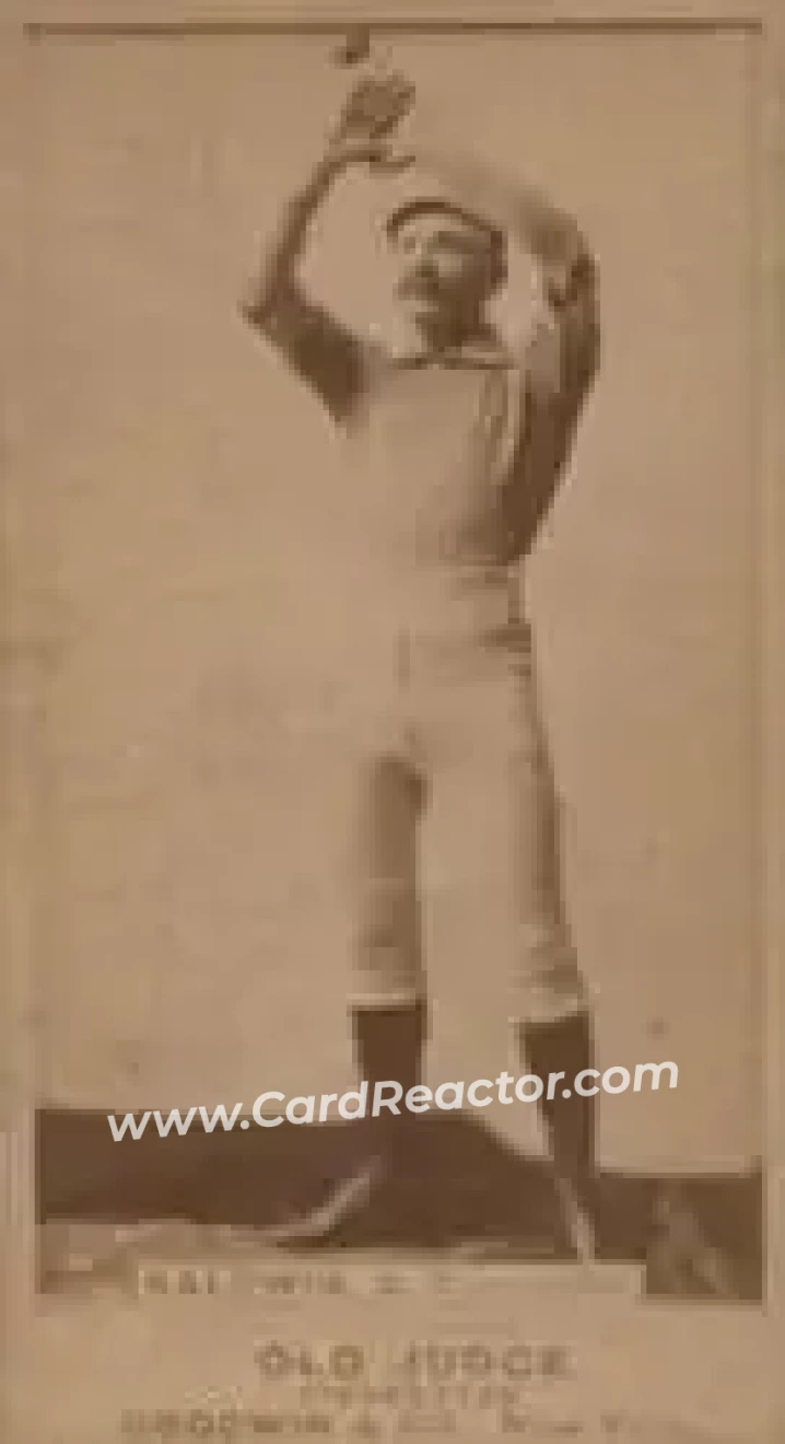 1887-90 Old Judge (N172) #NNO - Kid Baldwin - Cincinnati Red Stockings