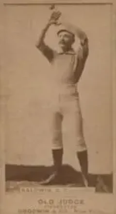 1887-90 Old Judge (N172) #NNO - Kid Baldwin - Cincinnati Red Stockings