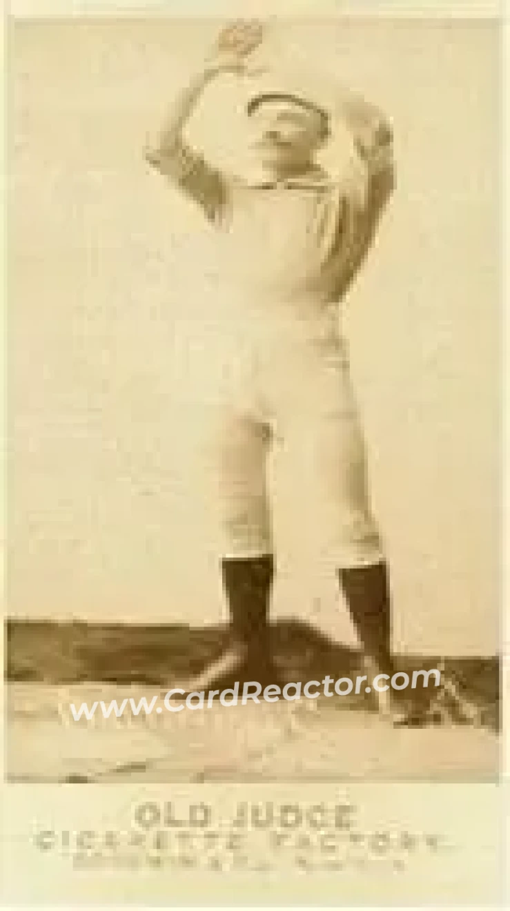 1887-90 Old Judge (N172) #NNO - Kid Baldwin - Cincinnati Red Stockings