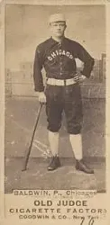 1887-90 Old Judge (N172) #NNO - Fido Baldwin - Chicago Colts