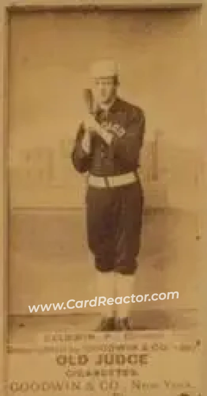 1887-90 Old Judge (N172) #NNO - Fido Baldwin - Chicago White Stockings - Front