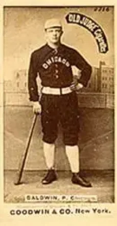 1887-90 Old Judge (N172) #NNO - Fido Baldwin - Chicago White Stockings