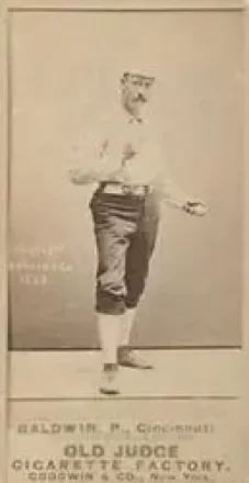 1887-90 Old Judge (N172) #NNO - Lady Baldwin - Cincinnati Red Stockings