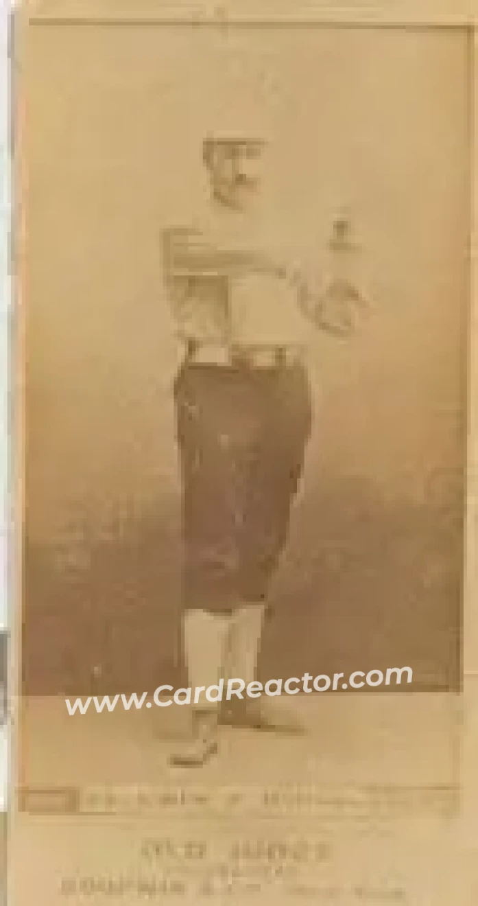 1887-90 Old Judge (N172) #NNO - Lady Baldwin - Detroit Wolverines - Front