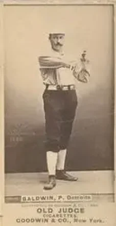 1887-90 Old Judge (N172) #NNO - Lady Baldwin - Detroit Wolverines