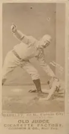 1887-90 Old Judge (N172) #NNO - Sam Barkley - Kansas City Cowboys