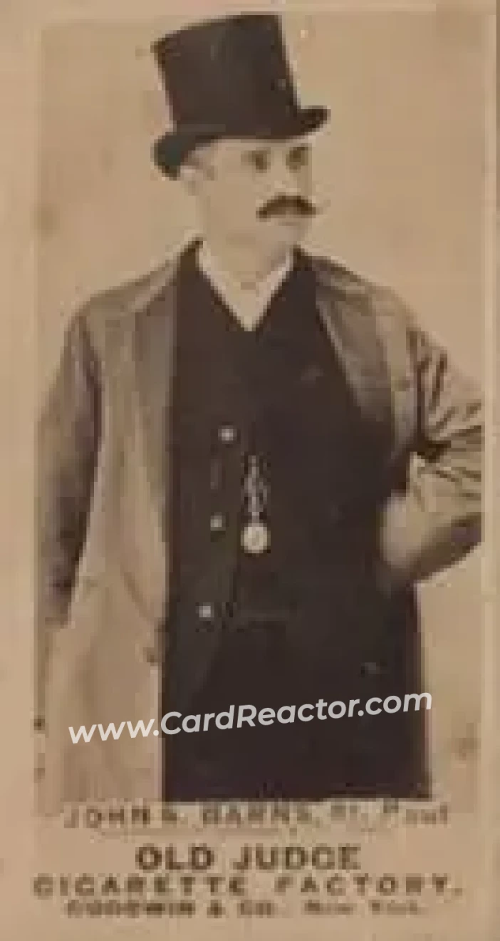 1887-90 Old Judge (N172) #NNO - John Barnes - St. Paul Apostles