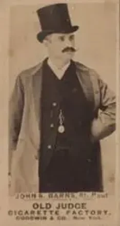 1887-90 Old Judge (N172) #NNO - John Barnes - St. Paul Apostles