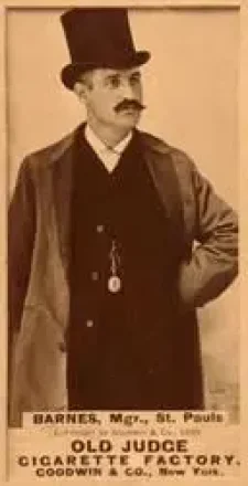 1887-90 Old Judge (N172) #NNO - John Barnes - St. Paul Apostles