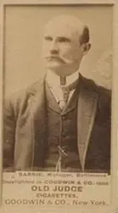 1887-90 Old Judge (N172) #NNO - Billy Barnie - Baltimore Orioles