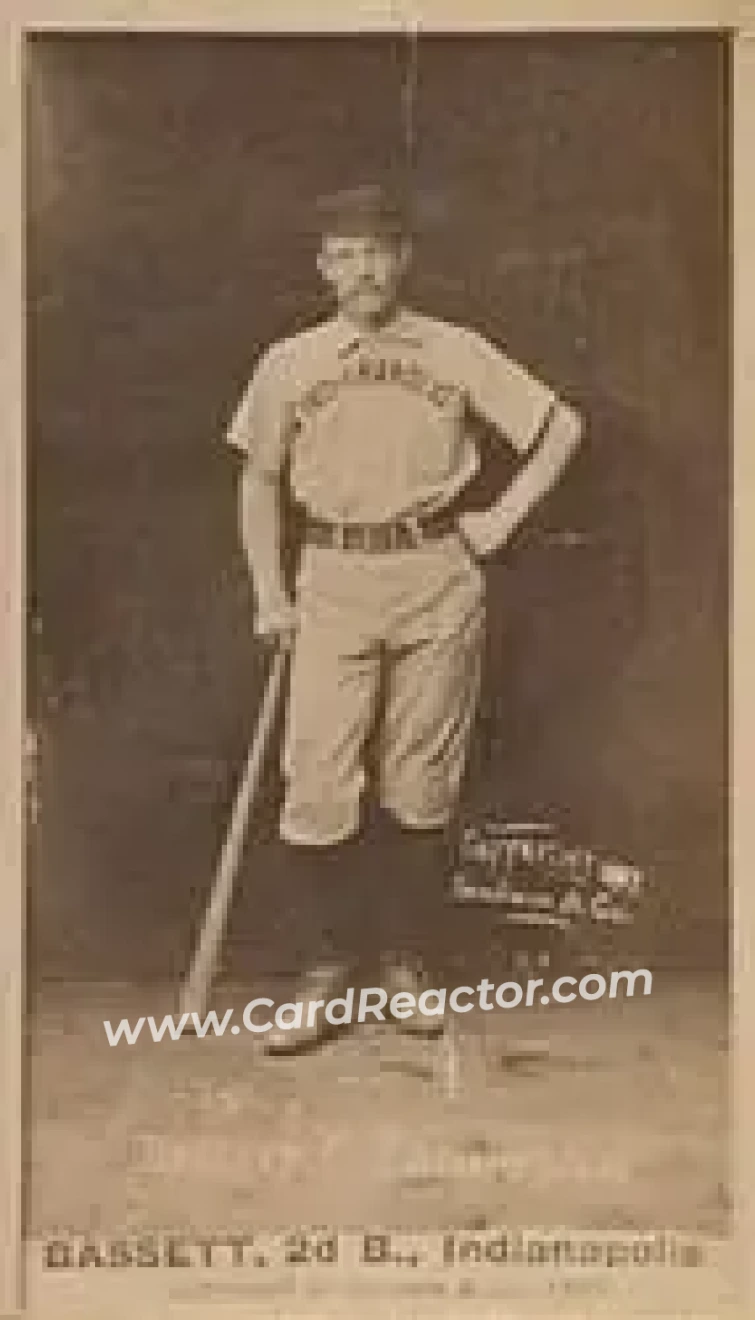 1887-90 Old Judge (N172) #NNO - Charley Bassett - Indianapolis Hoosiers