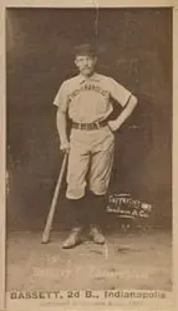 1887-90 Old Judge (N172) #NNO - Charley Bassett - Indianapolis Hoosiers