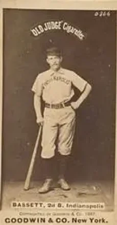 1887-90 Old Judge (N172) #NNO - Charley Bassett - Indianapolis Hoosiers