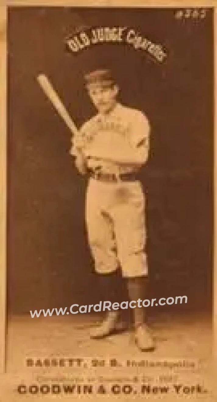 1887-90 Old Judge (N172) #NNO - Charley Bassett - Indianapolis Hoosiers