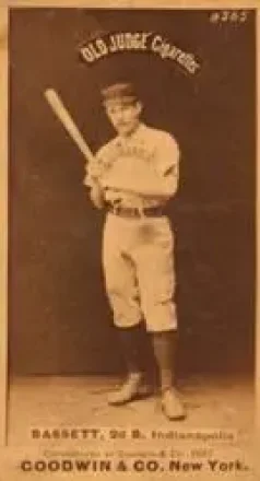 1887-90 Old Judge (N172) #NNO - Charley Bassett - Indianapolis Hoosiers