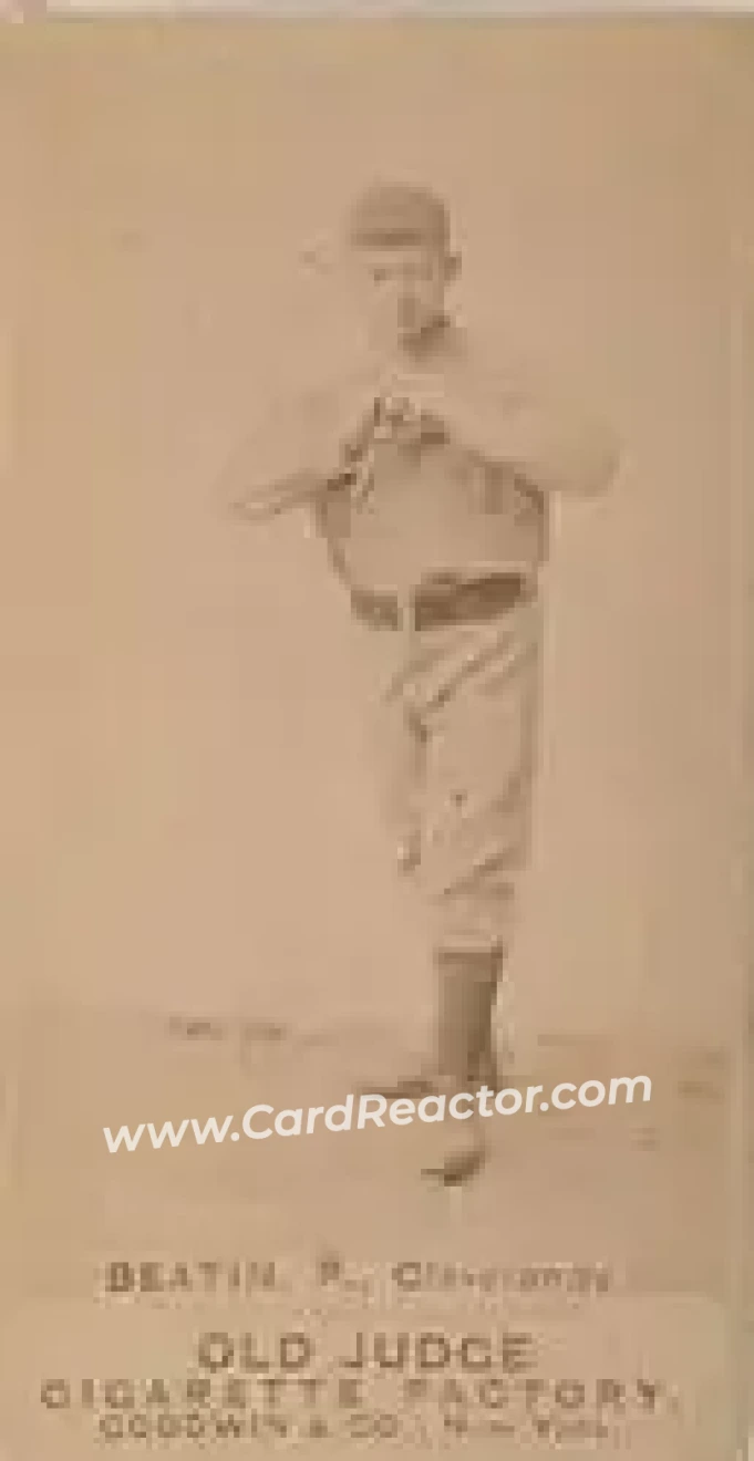 1887-90 Old Judge (N172) #NNO - Ed Beatin - Cleveland Spiders