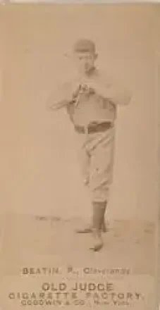 1887-90 Old Judge (N172) #NNO - Ed Beatin - Cleveland Spiders