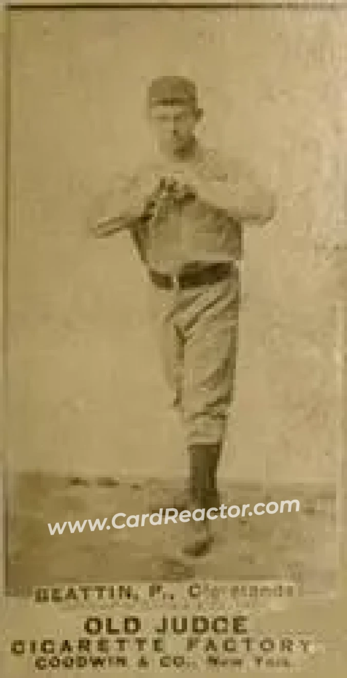 1887-90 Old Judge (N172) #NNO - Ed Beatin - Cleveland Spiders