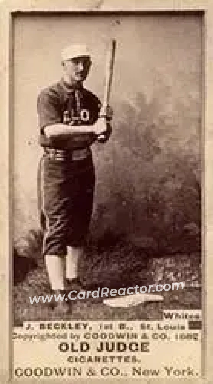 1887-90 Old Judge (N172) #NNO - Jake Beckley - St. Louis Whites