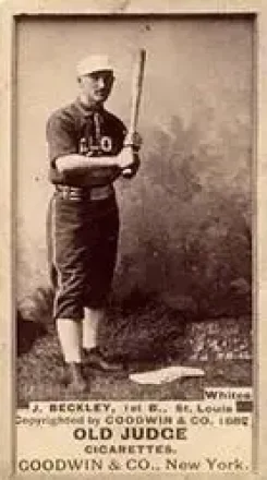 1887-90 Old Judge (N172) #NNO - Jake Beckley - St. Louis Whites