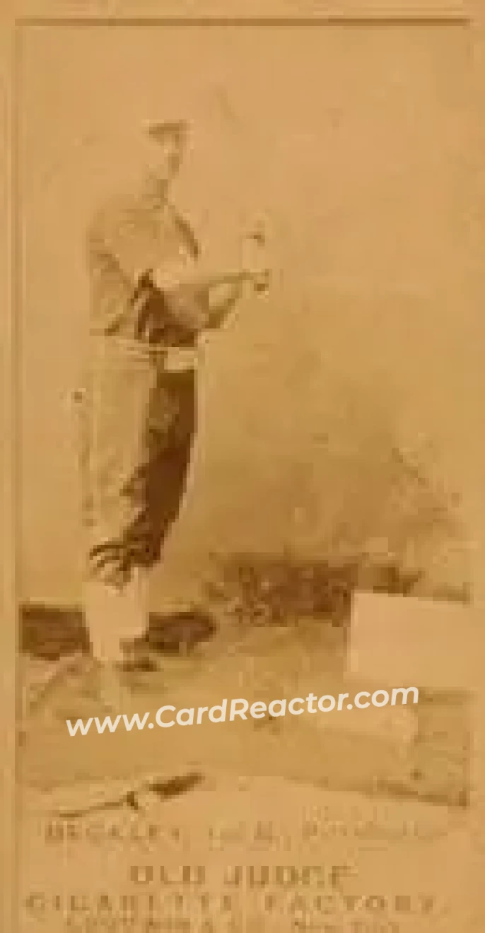 1887-90 Old Judge (N172) #NNO - Jake Beckley - Pittsburgh Alleghenys