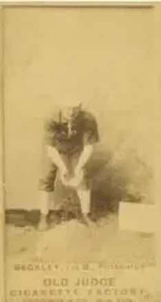 1887-90 Old Judge (N172) #NNO - Jake Beckley - Pittsburgh Alleghenys