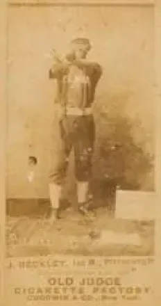 1887-90 Old Judge (N172) #NNO - Jake Beckley - Pittsburgh Alleghenys