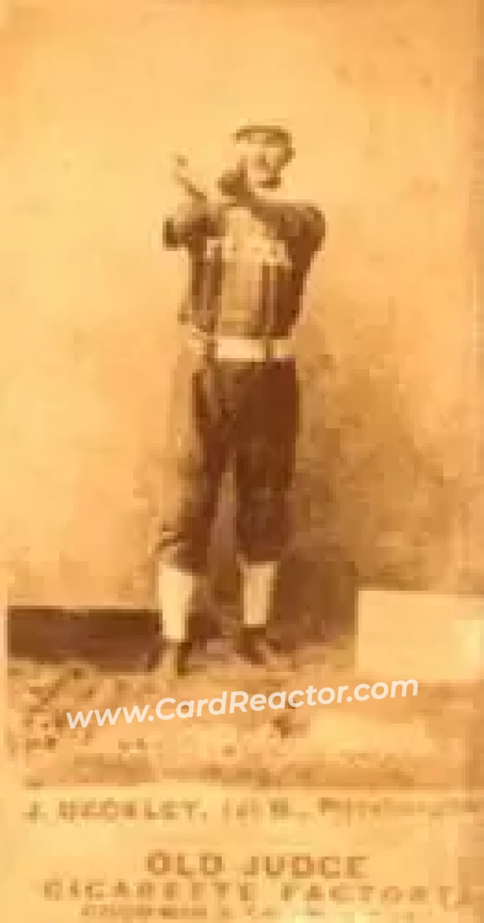 1887-90 Old Judge (N172) #NNO - Jake Beckley - Pittsburgh Alleghenys - Front 1887-90 Old Judge (N172) #NNO - Jake Beckley - Pittsburgh Alleghenys - Front