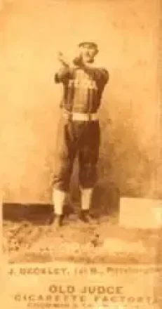 1887-90 Old Judge (N172) #NNO - Jake Beckley - Pittsburgh Alleghenys