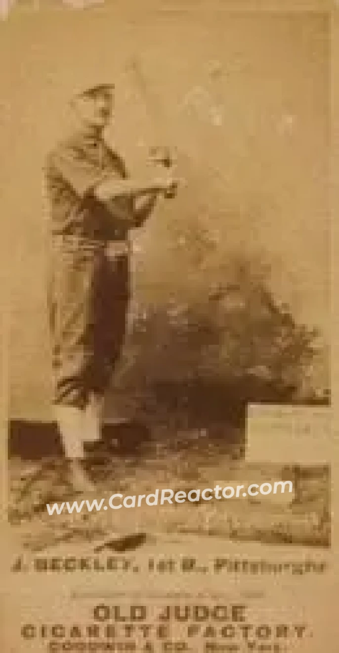 1887-90 Old Judge (N172) #NNO - Jake Beckley - Pittsburgh Alleghenys