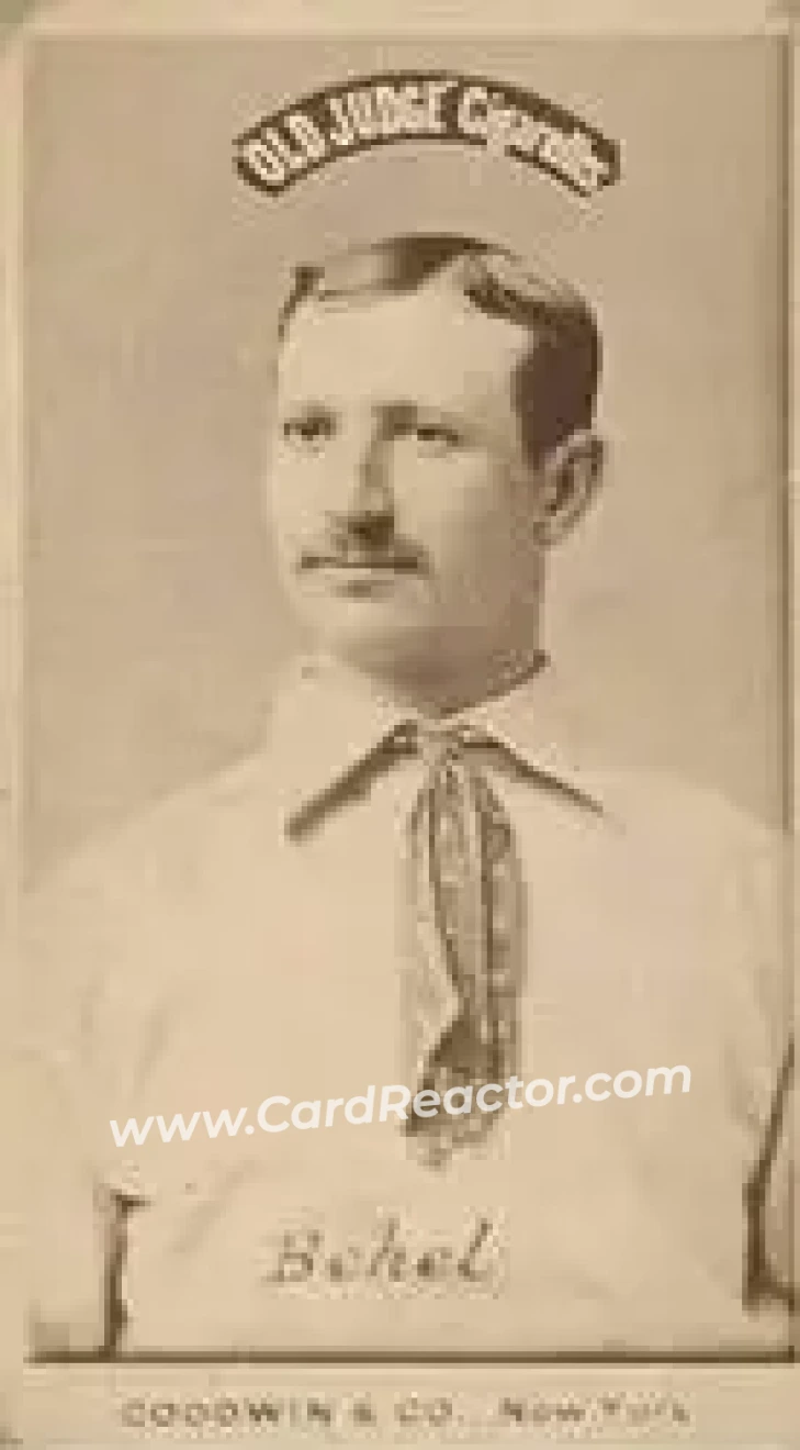 1887-90 Old Judge (N172) #NNO - Stephen Behel - New York Metropolitans - Front 1887-90 Old Judge (N172) #NNO - Stephen Behel - New York Metropolitans - Front