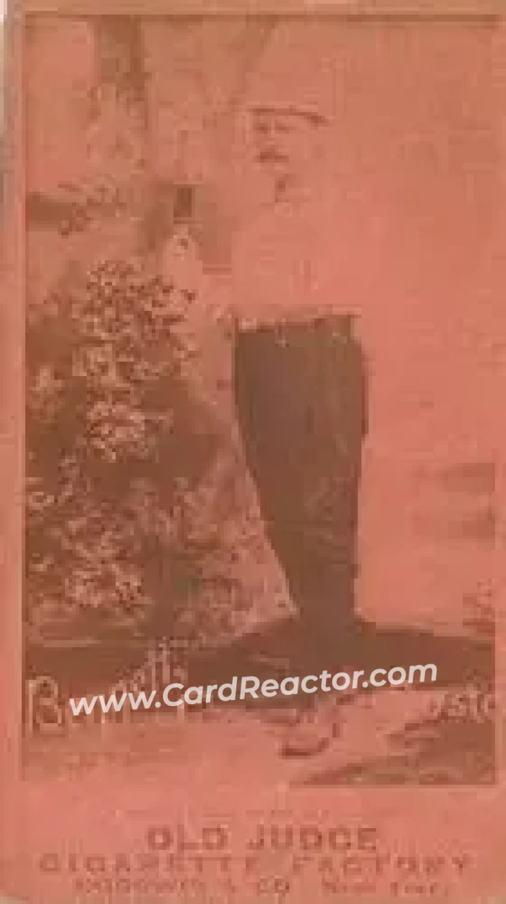 1887-90 Old Judge (N172) #NNO - Charlie Bennett - Boston Beaneaters - Front 1887-90 Old Judge (N172) #NNO - Charlie Bennett - Boston Beaneaters - Front