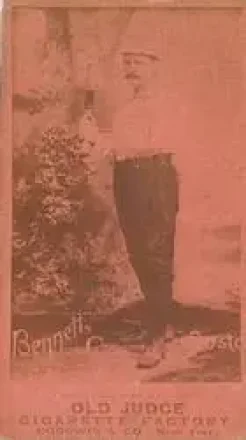 1887-90 Old Judge (N172) #NNO - Charlie Bennett - Boston Beaneaters 1887-90 Old Judge (N172) #NNO - Charlie Bennett - Boston Beaneaters