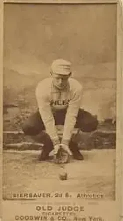 1887-90 Old Judge (N172) #NNO - Louis Bierbauer - Philadelphia Athletics