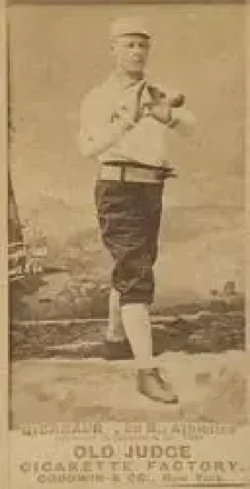 1887-90 Old Judge (N172) #NNO - Louis Bierbauer - Philadelphia Athletics