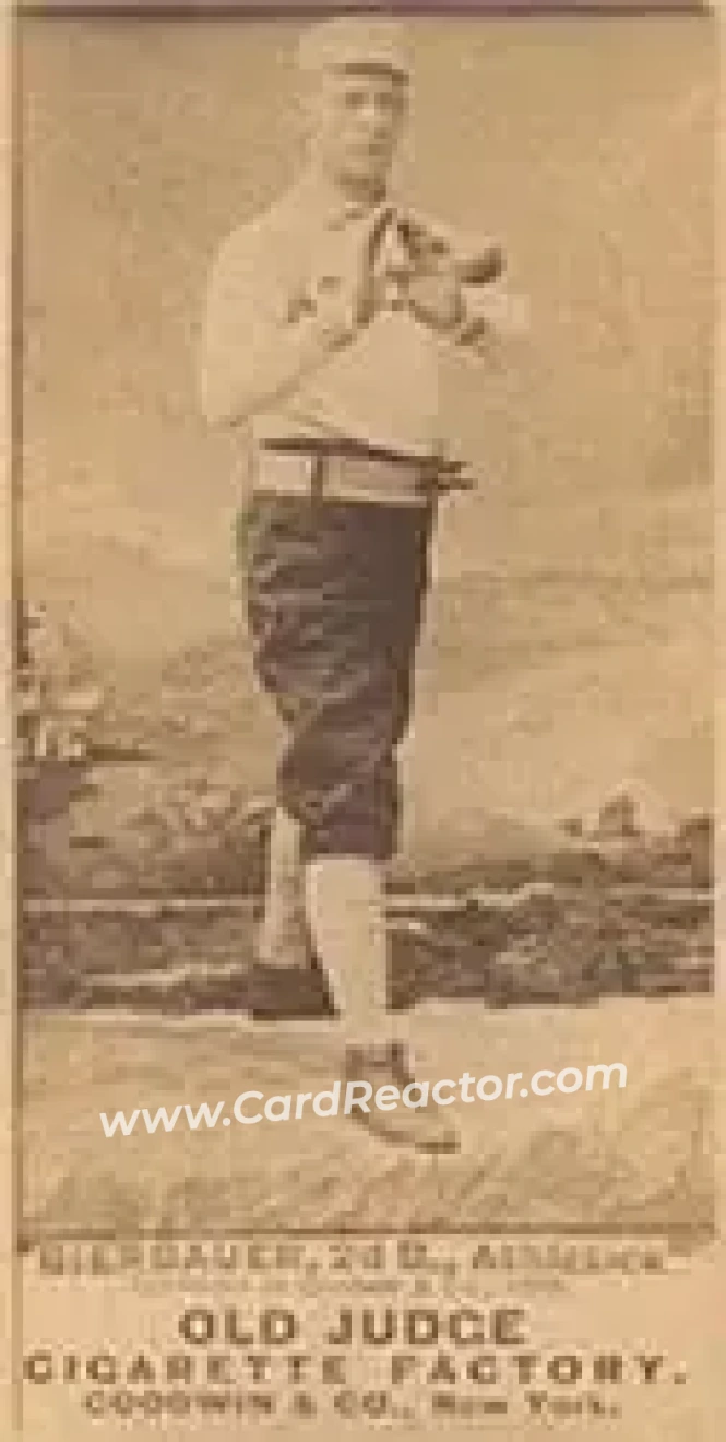 1887-90 Old Judge (N172) #NNO - Louis Bierbauer - Philadelphia Athletics