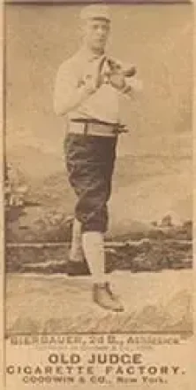 1887-90 Old Judge (N172) #NNO - Louis Bierbauer - Philadelphia Athletics