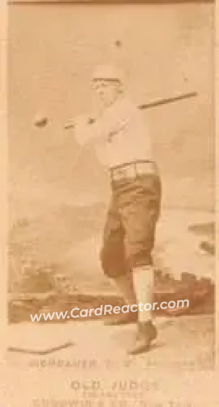 1887-90 Old Judge (N172) #NNO - Louis Bierbauer - Philadelphia Athletics