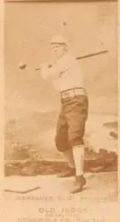 1887-90 Old Judge (N172) #NNO - Louis Bierbauer - Philadelphia Athletics