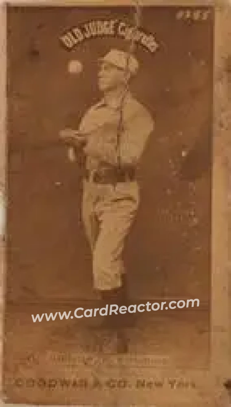 1887-90 Old Judge (N172) #NNO - Bill Bishop - Pittsburgh Alleghenys