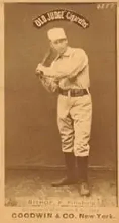 1887-90 Old Judge (N172) #NNO - Bill Bishop - Pittsburgh Alleghenys
