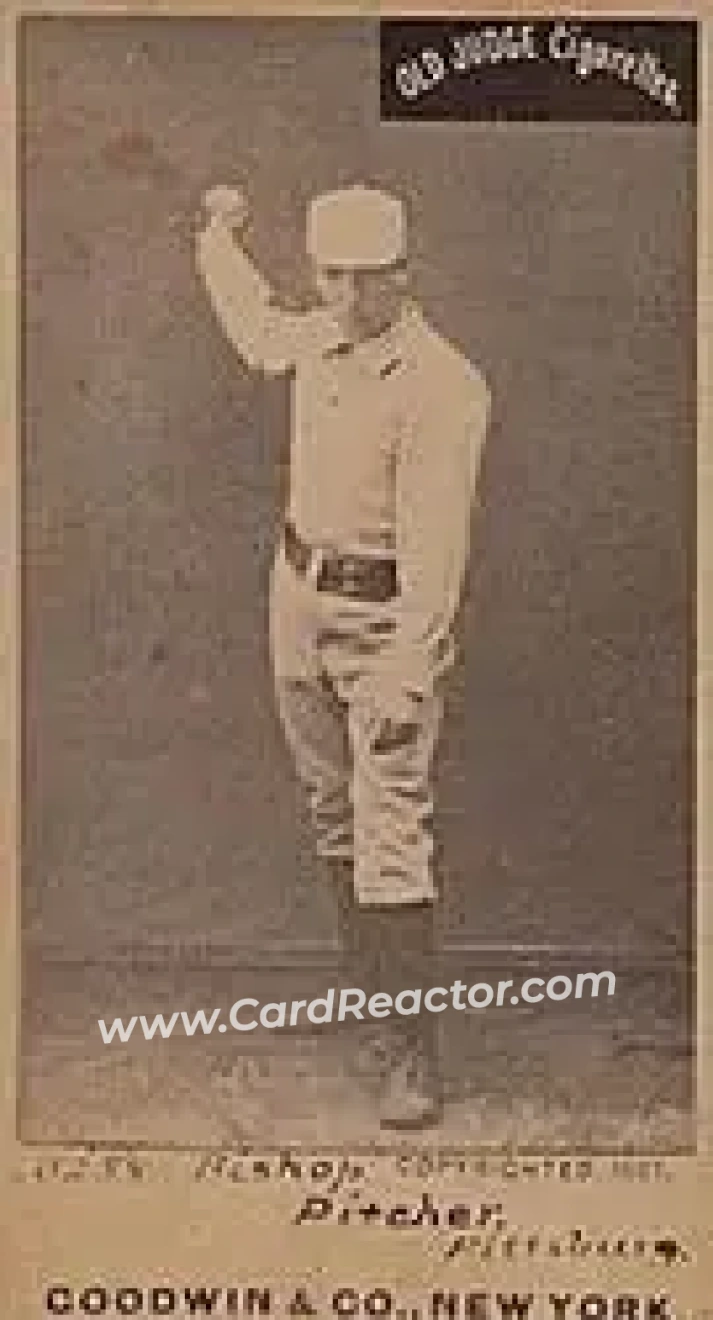 1887-90 Old Judge (N172) #NNO - Bill Bishop - Pittsburgh Alleghenys - Front