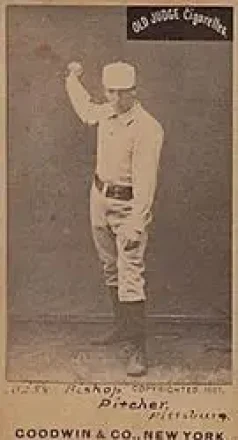 1887-90 Old Judge (N172) #NNO - Bill Bishop - Pittsburgh Alleghenys