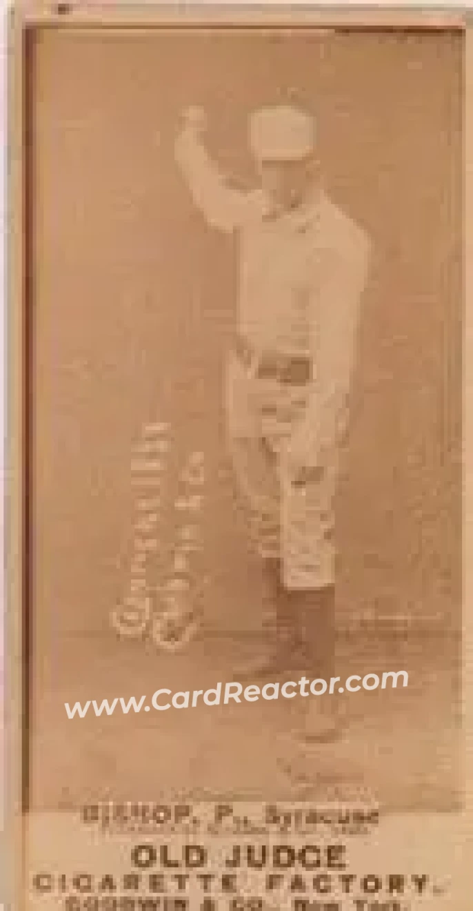 1887-90 Old Judge (N172) #NNO - Bill Bishop - Syracuse Stars - Front