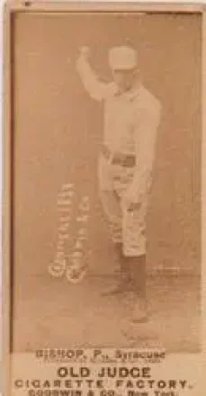 1887-90 Old Judge (N172) #NNO - Bill Bishop - Syracuse Stars